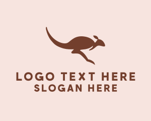 Wild Kangaroo Outback  Logo