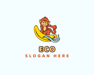 Holiday - Monkey Sea Surfer logo design