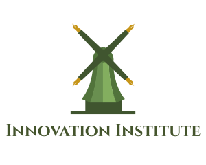 Green Windmill Pen Logo