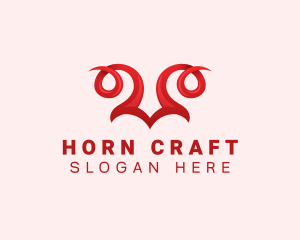 Evil Horn Lucifer logo design