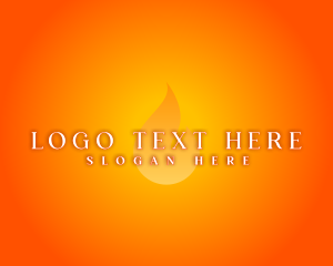 Flame - Hot Flame Glow logo design