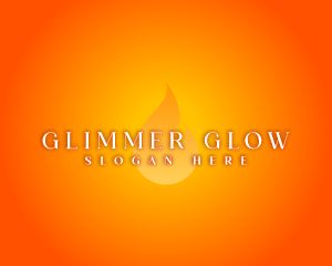 Hot Flame Glow logo design