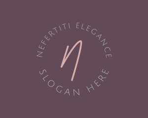 Beauty Elegant Boutique Makeup logo design