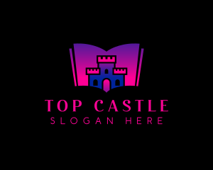 Fairytale Castle Book logo design