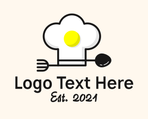 Home Cook - Egg Toque Kitchenware logo design
