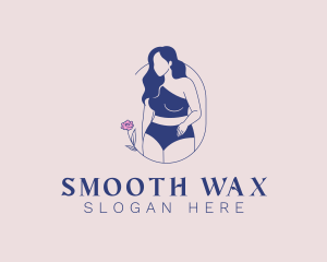 Woman Body Model logo design