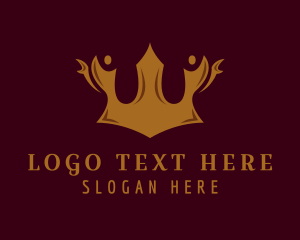 Gold - Crown Accessory Glam logo design