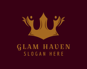 Glam - Crown Accessory Glam logo design