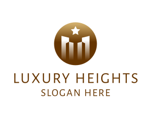 Luxurious City Building logo design