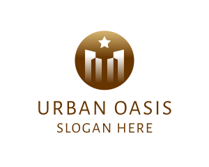 City - Luxurious City Building logo design