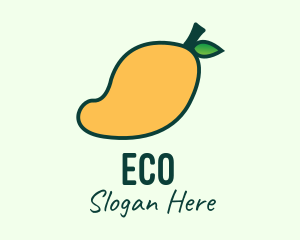 Yellow Mango Fruit Logo