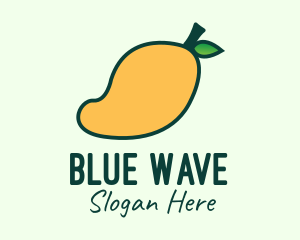 Yellow Mango Fruit logo design