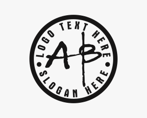 Streetwear - Black Tattoo Artist Seal logo design