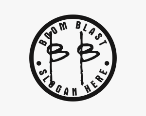 Black Tattoo Artist Seal  logo design