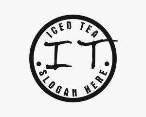 Black Tattoo Artist Seal  logo design