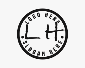 Black Tattoo Artist Seal  logo design