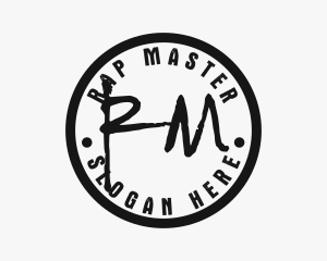 Rap - Black Tattoo Artist Seal logo design