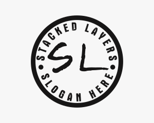 Black Tattoo Artist Seal  logo design