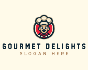 Gourmet Chef Cooking logo design