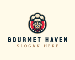 Gourmet Chef Cooking logo design