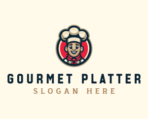 Gourmet Chef Cooking logo design