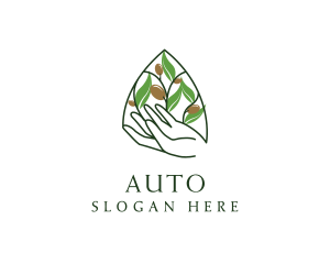Planting - Olive Plant Farming logo design