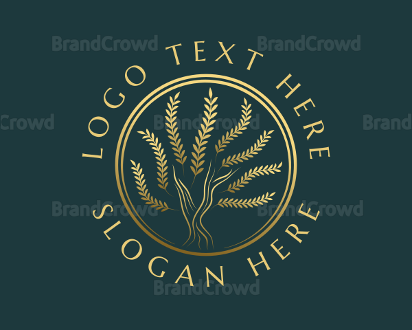 Luxury Tree Plant Logo