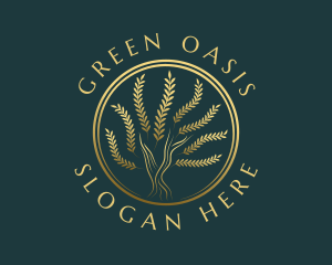 Luxury Tree Plant logo design