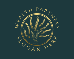 Luxury Tree Plant logo design