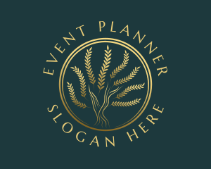 Wealth - Luxury Tree Plant logo design