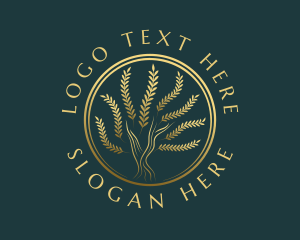 Luxury Tree Plant Logo