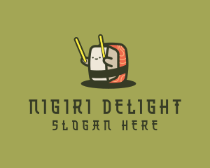 Nigiri - Nigiri Sushi Drummer logo design