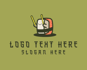 Nigiri Sushi Drummer Logo