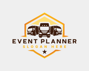 Transport Truck Logistic Logo
