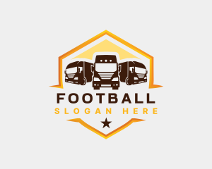 Transport Truck Logistic Logo