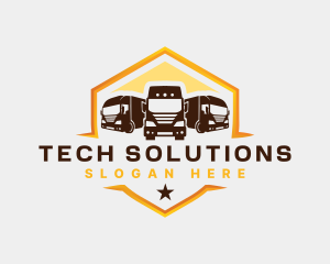 Removalist - Transport Truck Logistic logo design