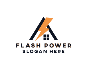 Lightning Power House  logo design