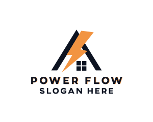 Lightning Power House  logo design