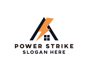 Lightning Power House  logo design