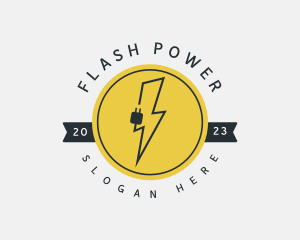 Lightning Electric Power logo design