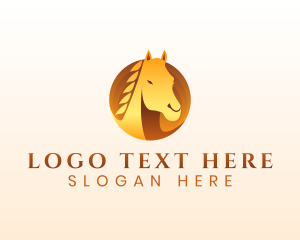 Equine - Luxury Equestrian Horse logo design