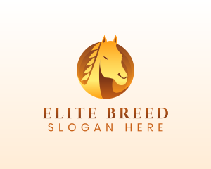 Luxury Equestrian Horse logo design