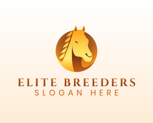 Luxury Equestrian Horse logo design