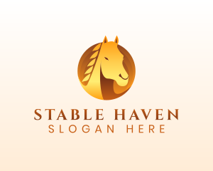 Luxury Equestrian Horse logo design