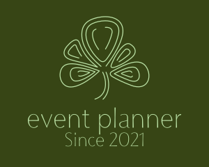 Eco Friendly - Minimalist Clover Leaf logo design
