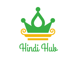 Hindi - Water Spa Crown logo design