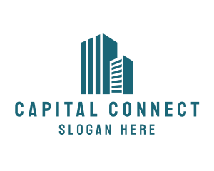 Modern Building City Structure  logo design