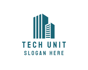 Unit - Modern Building City Structure logo design