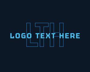 Firm - Futuristic Tech Company logo design