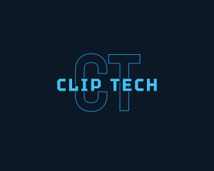 Futuristic Tech Company logo design